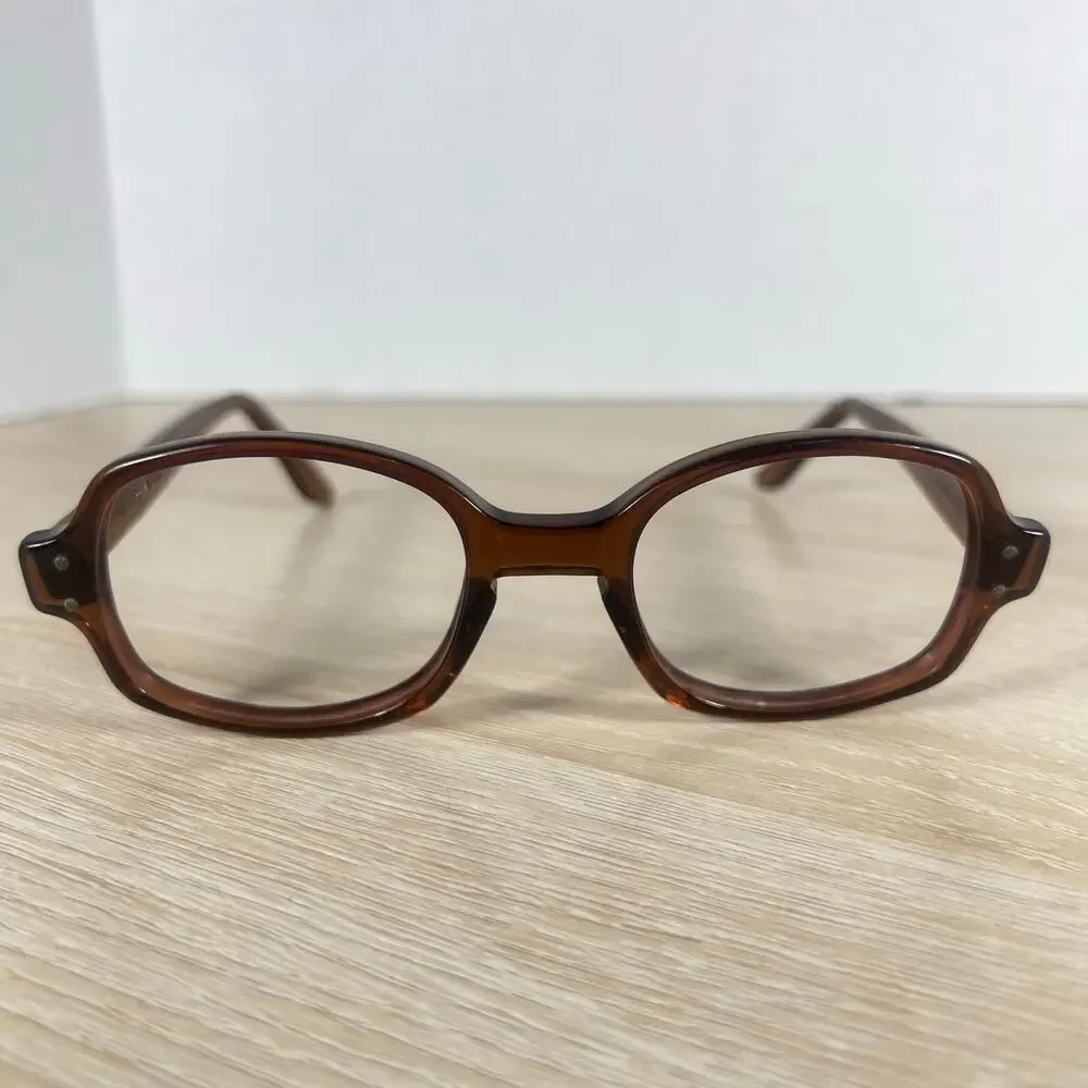 Romco 4 1/2 - 5 3/4 RO 50-22 Eyeglasses READ DESC FRAMES ONLY Brown